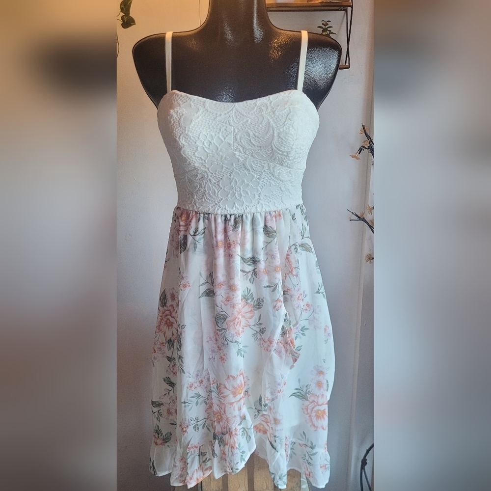 Suzy Shier Spaghetti Strap Summer Dress Size XS
